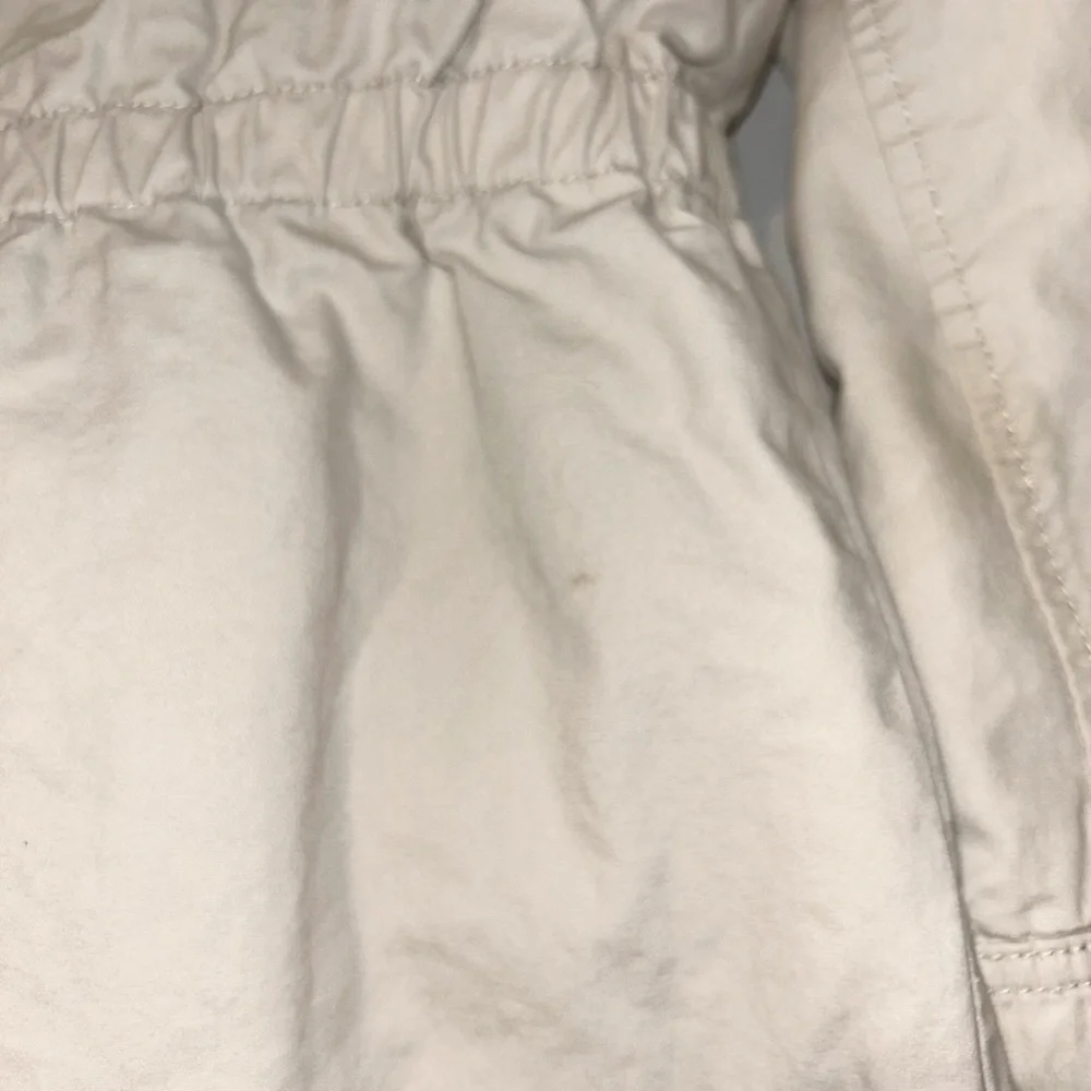 GAP Girl's Cream Full Zip Sherpa Lined Jacket Size Large 10/12